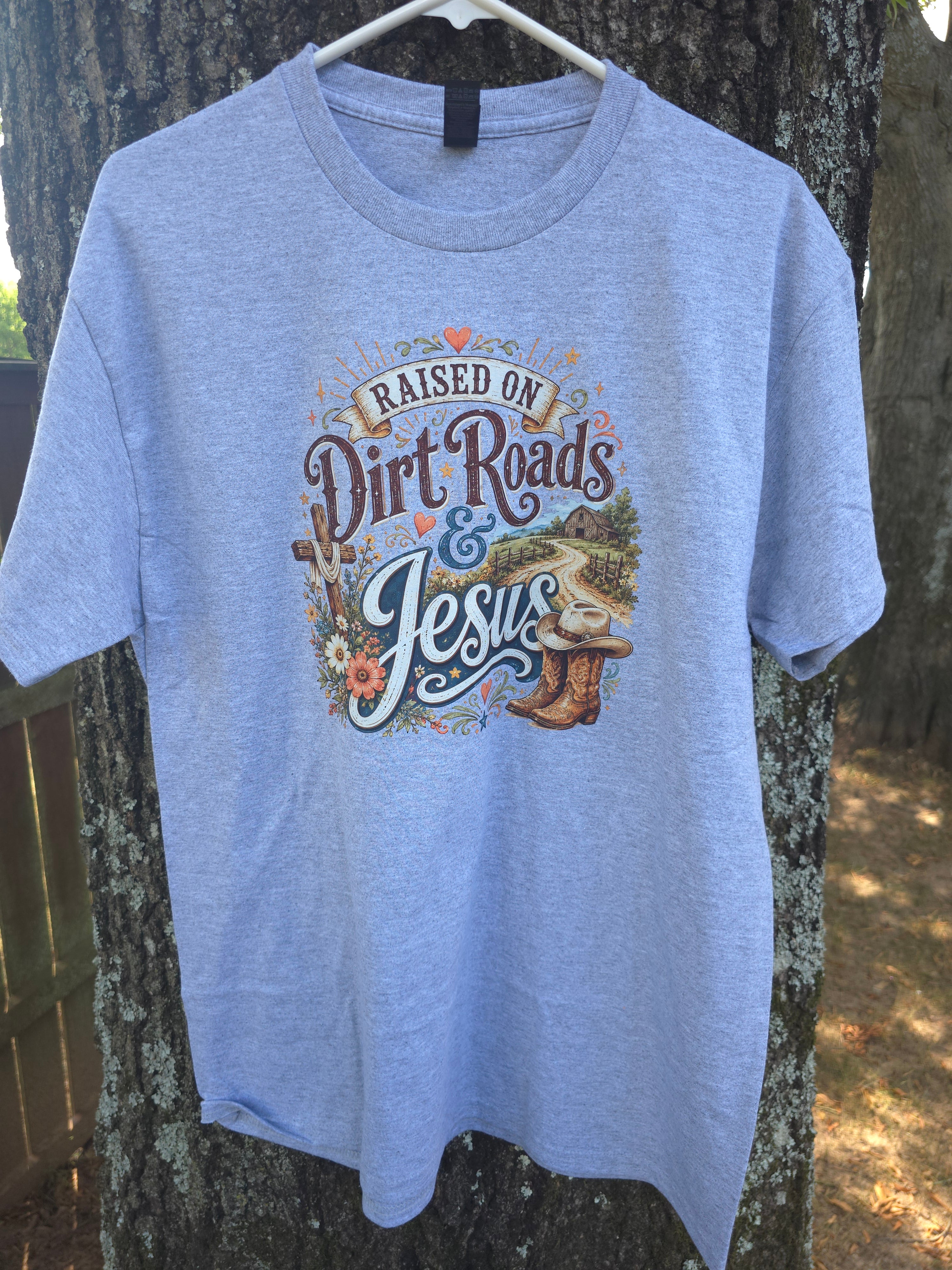 DIRT ROADS & JESUS TEE