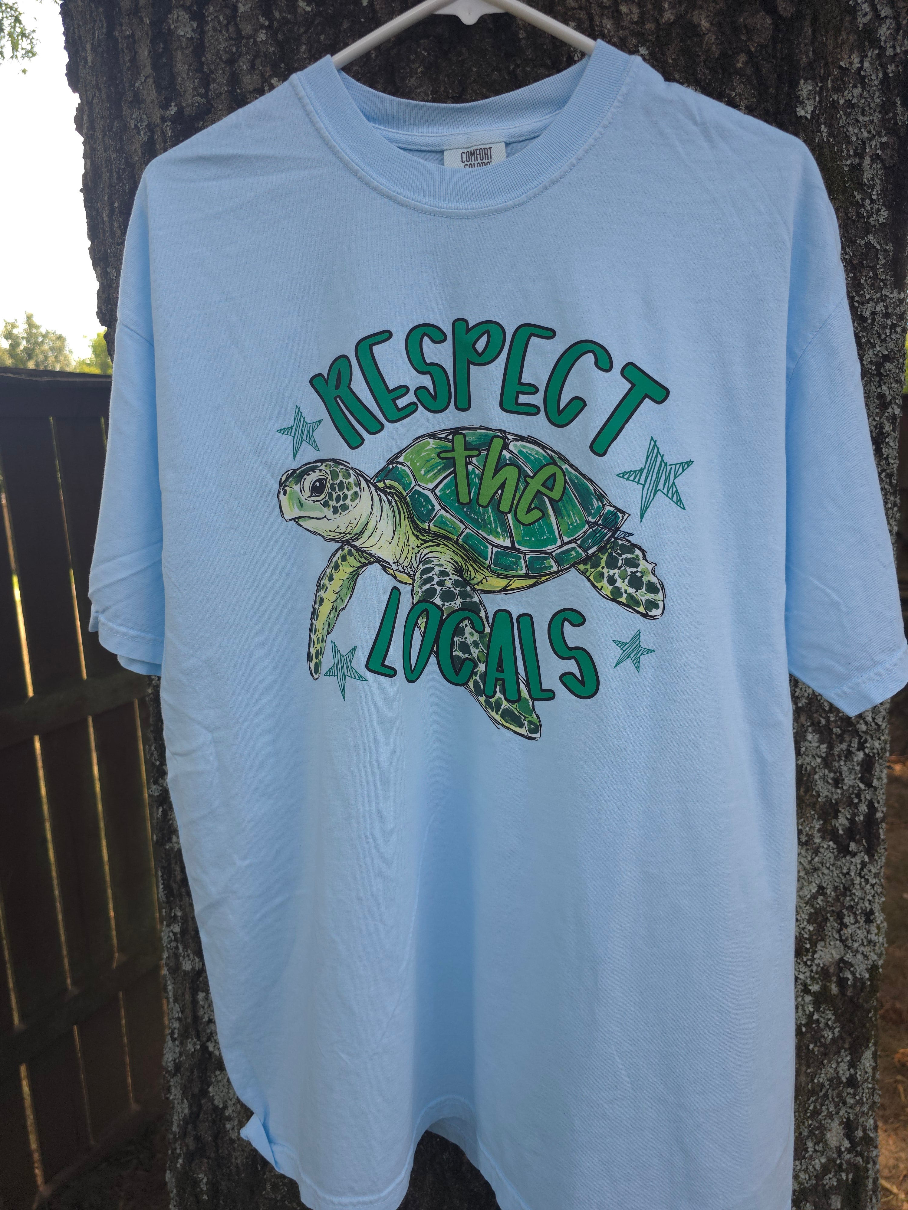 RESPECT THE LOCALS TEE