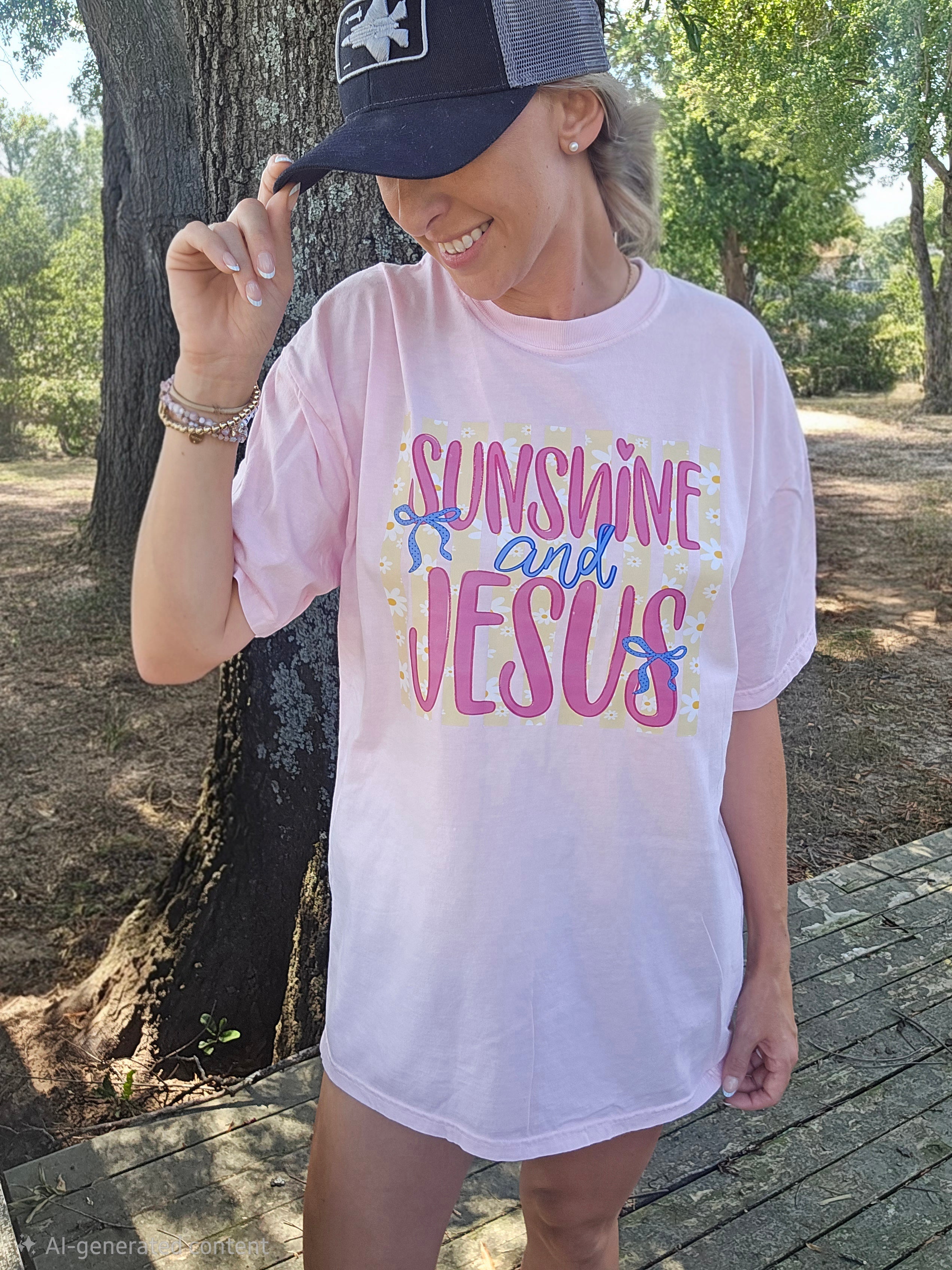 SUNSHINE & JESUS TEE