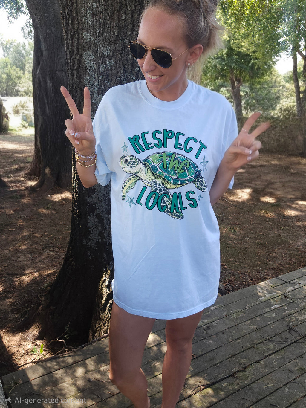 RESPECT THE LOCALS TEE
