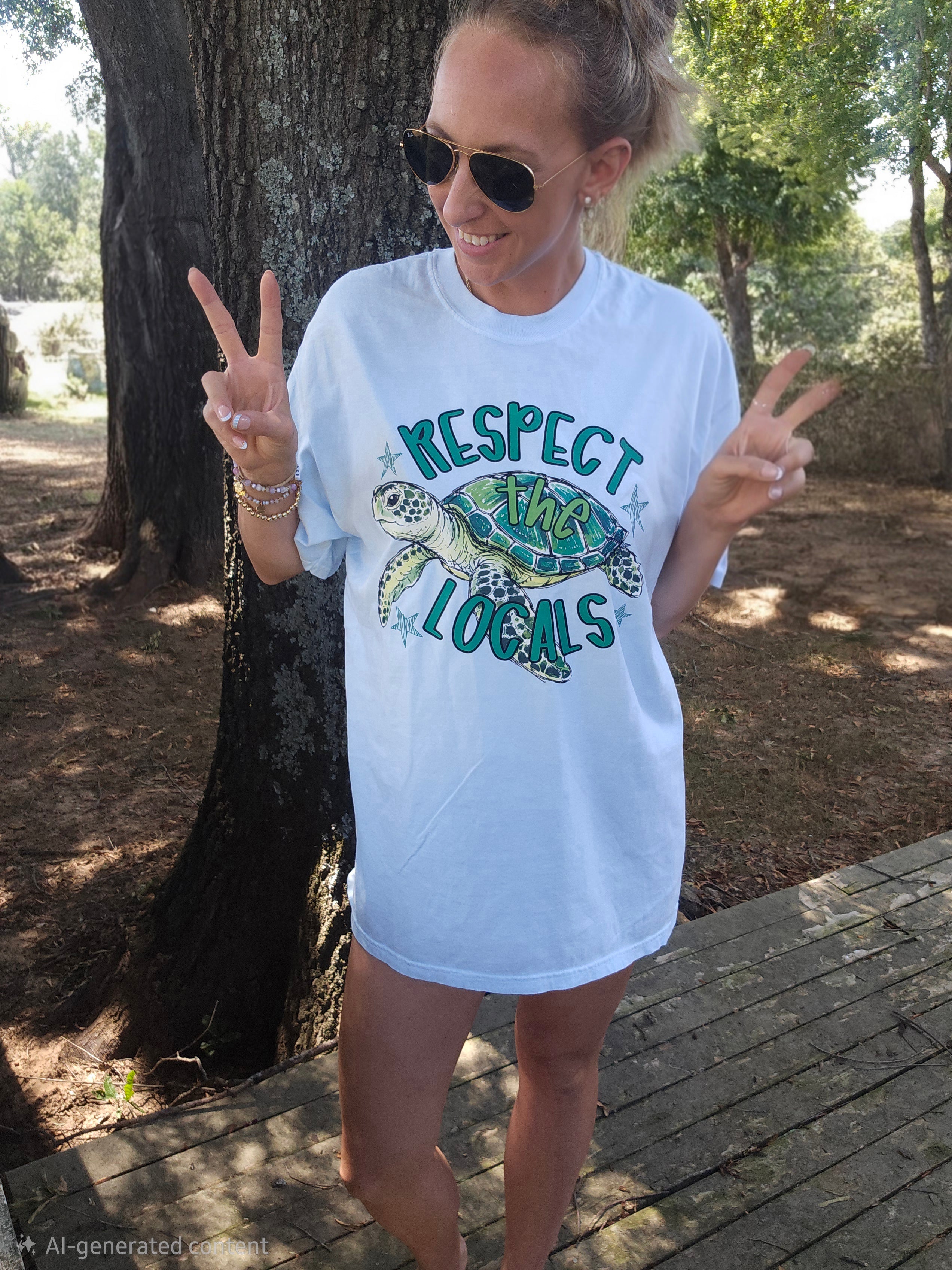RESPECT THE LOCALS TEE