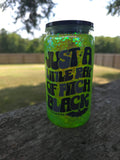 Little Ray of Pitch Black Tumbler — 16 oz Acrylic